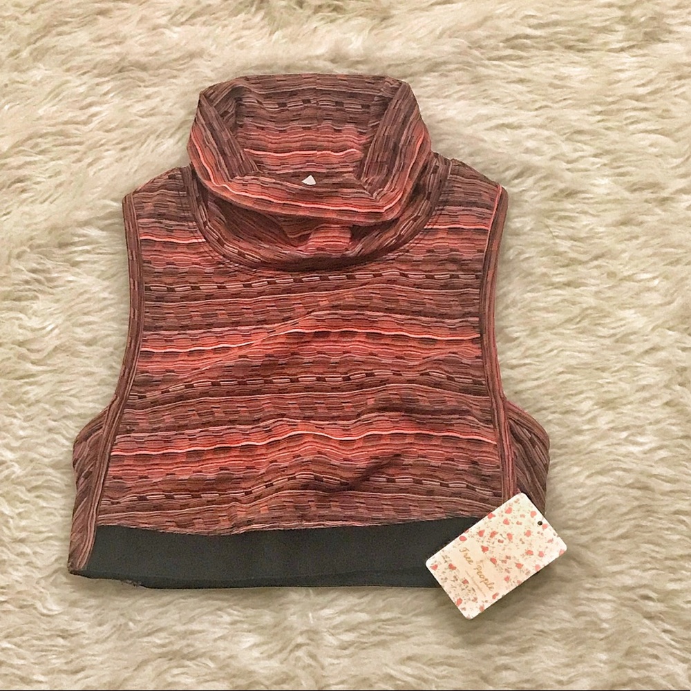 Free People Crop Sleeveless Top, Size Small, NWT